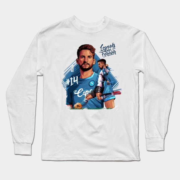 Dries "Ciro" Mertens Long Sleeve T-Shirt by Cipo Design